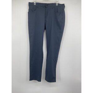 Mens Stylnus 34x30 Navy Blue Polyester Pants